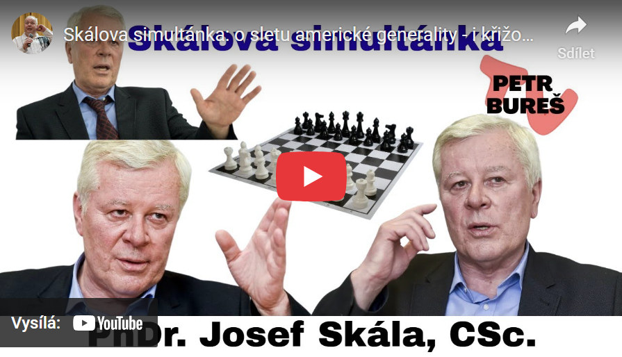 Skálova simultánka: o sletu americké generality – i křižovatce české levice